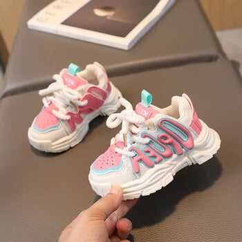 2024 Baby Chunky Shoes Αθλητικά παπούτσια για μικρά παιδιά Μόδα για αγόρια μονόχρωμα πάνινα παπούτσια 1-6 ετών Παιδικά casual αναπνεύσιμα παπούτσια τρεξίματος