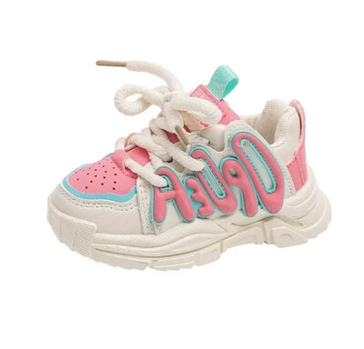 2024 Baby Chunky Shoes Αθλητικά παπούτσια για μικρά παιδιά Μόδα για αγόρια μονόχρωμα πάνινα παπούτσια 1-6 ετών Παιδικά casual αναπνεύσιμα παπούτσια τρεξίματος