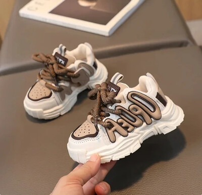 2024 Baby Chunky Shoes Αθλητικά παπούτσια για μικρά παιδιά Μόδα για αγόρια μονόχρωμα πάνινα παπούτσια 1-6 ετών Παιδικά casual αναπνεύσιμα παπούτσια τρεξίματος