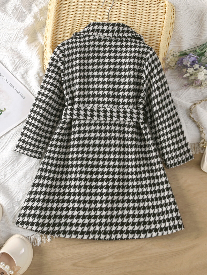 Φθινοπωρινό και χειμώνα για κορίτσια Νέο μοντέρνο μακρυμάνικο μπουφάν καμπαρντίνα σε στυλ μικρού αρώματος