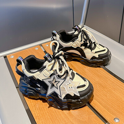 Παιδικά αθλητικά παπούτσια με χοντρή μαλακή σόλα Παιδικά αθλητικά παπούτσια για κορίτσια γυμναστήρια 2023 Old Dad Shoe Casual Boy walking toddler shoes