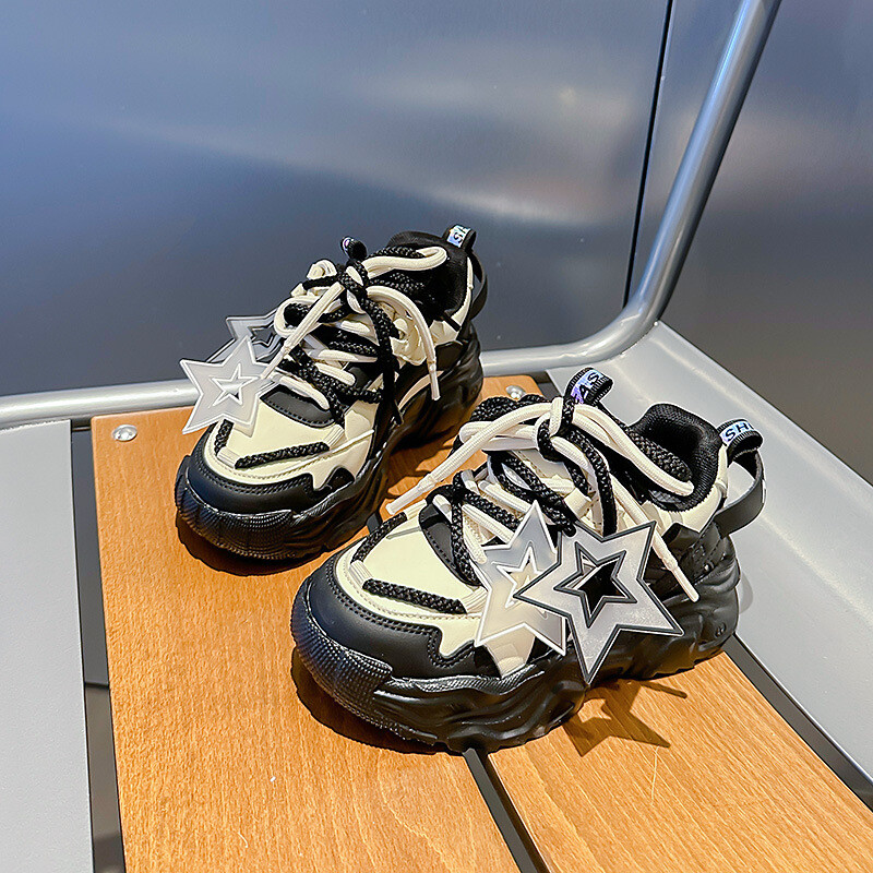 Παιδικά αθλητικά παπούτσια με χοντρή μαλακή σόλα Παιδικά αθλητικά παπούτσια για κορίτσια γυμναστήρια 2023 Old Dad Shoe Casual Boy walking toddler shoes