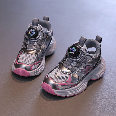 Elpojošas vasaras kedas bērniem Zēniem Meitenēm Izliektas Bērnu Sporta Sandales Apavi Ērti Eleganti Pludmales Apavi H08076