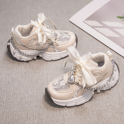 Meiteņu Mazuļu Bērnu Mīlestība Pērlītēm Elpojoši Bērnu Apavi Toddler Kurpes Ērtas Skaistas Sporta Modes Vasaras Studenti