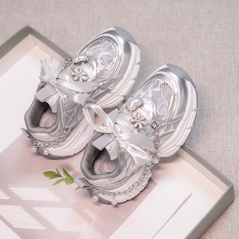 Meiteņu Mazuļu Bērnu Mīlestība Pērlītēm Elpojoši Bērnu Apavi Toddler Kurpes Ērtas Skaistas Sporta Modes Vasaras Studenti