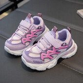 Παπούτσια για αγόρια κορίτσια Μόδα Όμορφα μαθητικά Παπούτσια για τρέξιμο Διχτυωτό 2024 Νέα παιδικά αθλητικά παπούτσια Μαλακή σόλα Hook&loop