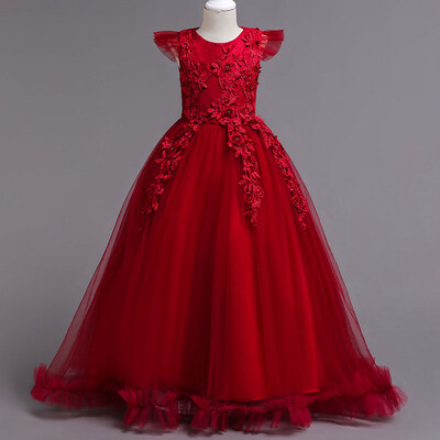 Princess Mesh φόρεμα 4-14 ετών Κορίτσι Χριστουγεννιάτικο Χειμερινό πάρτι Ρούχα Παιδικές παγιέτες Νυφικά Παιδικά Ανοιξιάτικα Φθινοπωρινά κοστούμια χορού