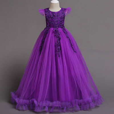 Princess Mesh φόρεμα 4-14 ετών Κορίτσι Χριστουγεννιάτικο Χειμερινό πάρτι Ρούχα Παιδικές παγιέτες Νυφικά Παιδικά Ανοιξιάτικα Φθινοπωρινά κοστούμια χορού