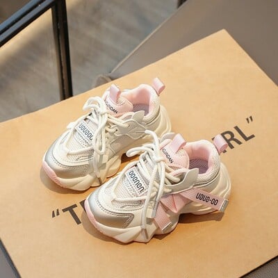 Παπούτσια για τρέξιμο Αθλητικά Παπούτσια Παιδικά Flat Βρεφικά Παπούτσια για νήπια Υπαίθρια παπούτσια για κορίτσια Μαλακή σόλα Casual αθλητικά παπούτσια