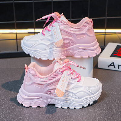 Παιδικά Αθλητικά Παπούτσια Αγόρια Κορίτσι Διχτυωτό Διχτυωτό Αναπνεύσιμο Περιστασιακά Παπούτσια Τρεξίματος Παιδικά Μικρά παιδιά Άνοιξη Φθινοπωρινά φλατ Αθλητικά παπούτσια εξωτερικού χώρου με μαλακές σόλες