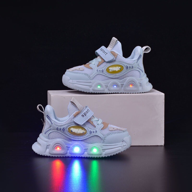 Παπούτσια τένις LED Παιδικό γυμναστήριο Cartoon Boy Casual Sneaker για αγόρι Παιδικό παπούτσι για κορίτσι Διχτυωτό αναπνεύσιμο παπούτσι Baby Illuminated shoes