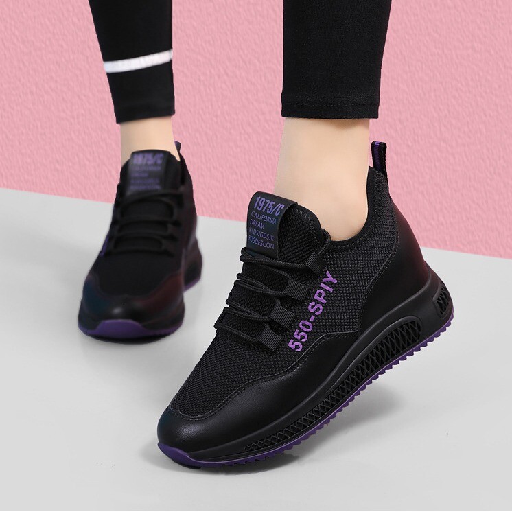 2024 m. rudens moteriški batai madingi laisvalaikio batai korėjietiško stiliaus madingi studentų bėgimo bateliai iš PU kvėpuojančios odos batai, moteriški sportiniai batai