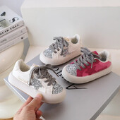 Kurpes Bērni Vasara Jauni Zēni Meitenes Sports Tīkla apavi Ikdienas galda apavi Ādas Mīkstas Zoles Bērnu Apavi Mazi Baltas Kurpes