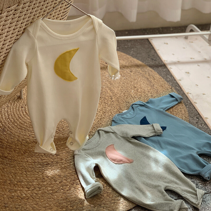 Ilgomis rankovėmis kūdikių šliaužtinukai rudeniniai rūbai kūdikių haremo drabužėliai ropojantiems kūdikiams Naujagimio namų drabužiai Vaikiški drabužiai