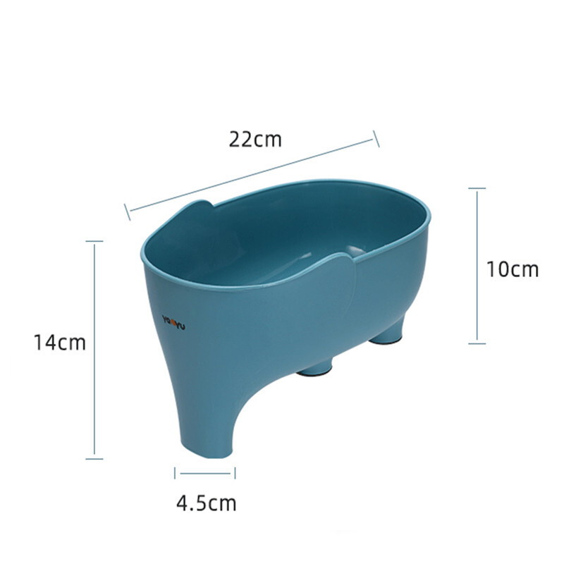 Καλάθι αποστράγγισης ελεφάντων Αποθήκευση κουζίνας πολλαπλών χρήσεων Καλάθι αποστράγγισης οικιακής χρήσης Καλάθι φρούτων και λαχανικών Πλαστικό καλάθι αποστράγγισης