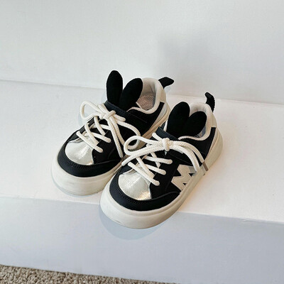 Μόδα παιδικά παπούτσια για κορίτσια Ροζ πάνινα παπούτσια Σχολικά αθλητικά Φθινοπωρινά αναπνεύσιμα για παιδιά τένις Casual παπούτσια με μαλακό κάτω μέρος