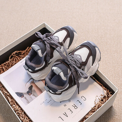 Αθλητικά παπούτσια για αγόρια για κορίτσια Air Mesh Παιδικά παπούτσια για τρέξιμο Χοντρή μαλακή σόλα 2024 Άνοιξη φθινόπωρο Νέα παιδικά αθλητικά παπούτσια Casual