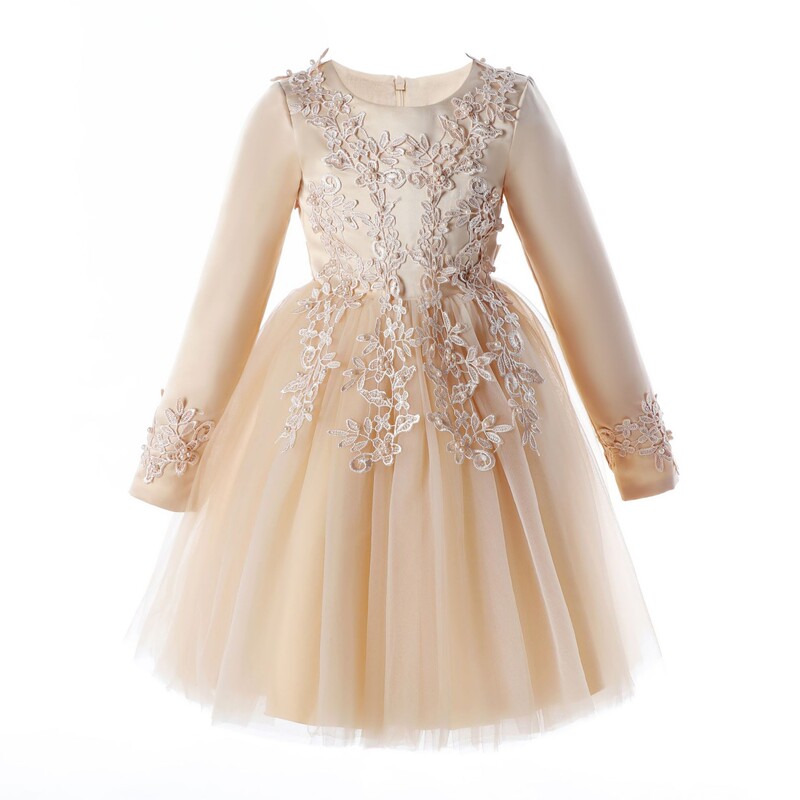 Piros Kék tavaszi fehér hosszú ujjú hercegnő koszorúslány ruha lányoknak virágparti esküvői 6 7 8 9 10 12 éves gyerek babaruhák