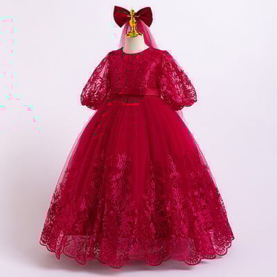 Φόρεμα πριγκίπισσας Φόρεμα γενεθλίων για κορίτσια μόδα high-end 2024 νέο καλοκαιρινό παιδικό φόρεμα CuHK παιδική στολή XH98060