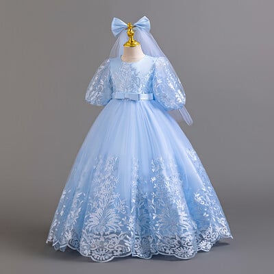 Φόρεμα πριγκίπισσας Φόρεμα γενεθλίων για κορίτσια μόδα high-end 2024 νέο καλοκαιρινό παιδικό φόρεμα CuHK παιδική στολή XH98060
