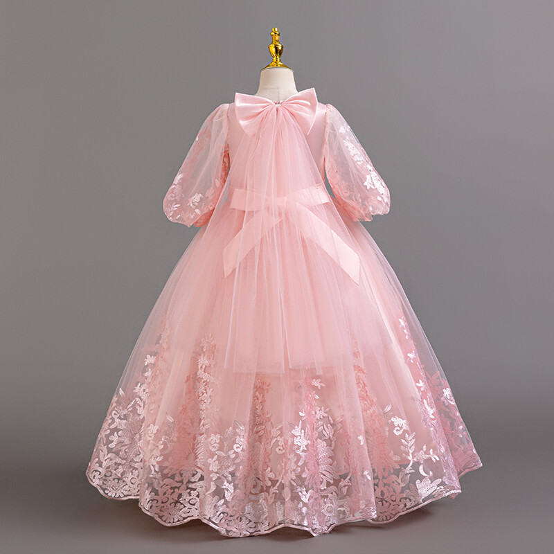 Φόρεμα πριγκίπισσας Φόρεμα γενεθλίων για κορίτσια μόδα high-end 2024 νέο καλοκαιρινό παιδικό φόρεμα CuHK παιδική στολή XH98060