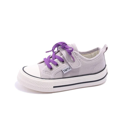 Παιδικά παπούτσια από καμβά Άνοιξη φθινόπωρο σε λεπτή διατομή Ροζ κορίτσια Μεσαία και μεγάλα Παιδικά Casual υφασμάτινα παπούτσια Αγόρια Απαλά παιδικά αθλητικά παπούτσια