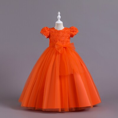 Φορέματα για κορίτσια για πάρτυ 4 Χρώματα 110cm-160cm Βρεφικό Φόρεμα Μακριά Φούστα Παιδική Vestidos Γάμος Γενέθλια Performance Μπαλάκι