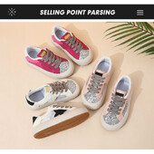 Παιδικά παπούτσια φθινόπωρο Νέα μόδα παιδικά παπούτσια καθημερινά παπούτσια για κορίτσια Μαλακή αντιολισθητική σόλα Παιδικά αθλητικά παπούτσια για κορίτσια παιδικά παπούτσια για κορίτσια