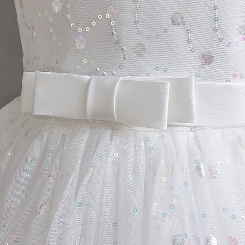 Bridesmaid Flower Girl's Party Χριστουγεννιάτικα Φορέματα για Γάμους Γενέθλια Luxury Age 11 13 14 Teenage Gala Μπλε φόρεμα μωρού