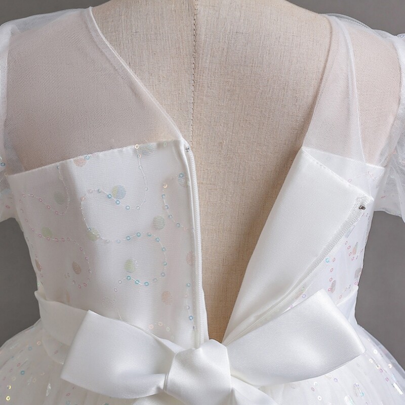 Bridesmaid Flower Girl's Party Χριστουγεννιάτικα Φορέματα για Γάμους Γενέθλια Luxury Age 11 13 14 Teenage Gala Μπλε φόρεμα μωρού