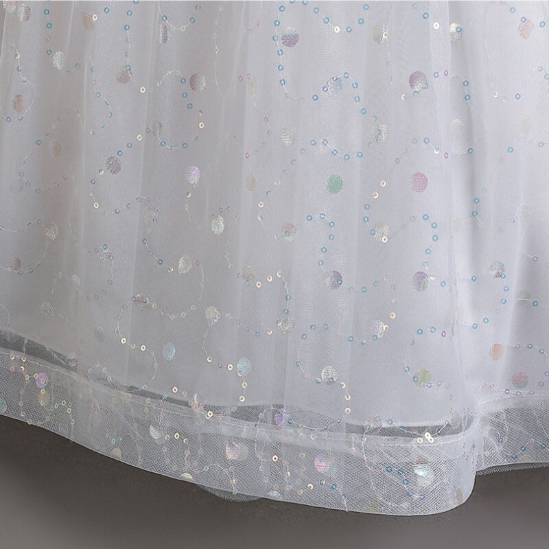 Bridesmaid Flower Girl's Party Χριστουγεννιάτικα Φορέματα για Γάμους Γενέθλια Luxury Age 11 13 14 Teenage Gala Μπλε φόρεμα μωρού