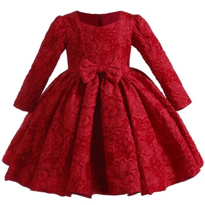 Κομψό μονόχρωμο παιδικό φόρεμα πριγκίπισσας Νέα μοντέρνα διασυνοριακή ευρωπαϊκή και αμερικανική παιδική φόρεμα γενεθλίων