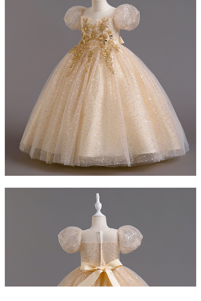 Lányok estélyi ruhák elegáns lánypartihoz Hosszú ruha lányos ruhákhoz Lányos ruhák 9-12 éves korig