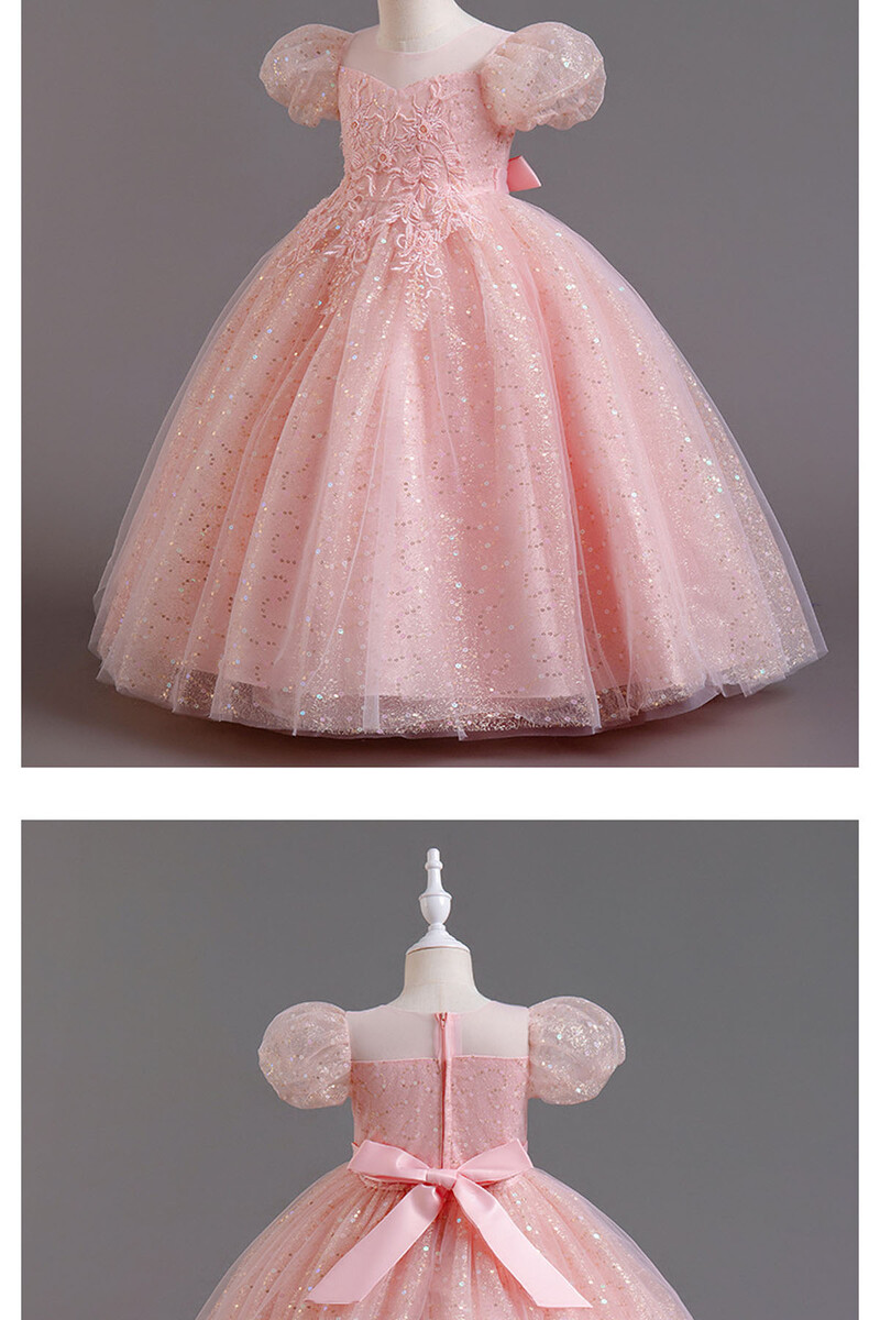 Lányok estélyi ruhák elegáns lánypartihoz Hosszú ruha lányos ruhákhoz Lányos ruhák 9-12 éves korig