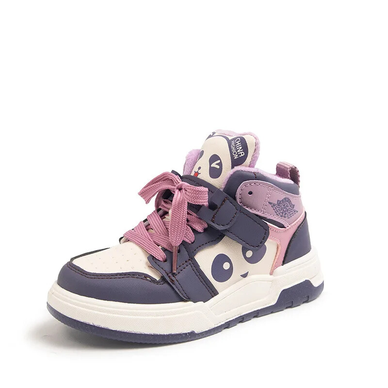 Παιδικό Panda Shoe Casual Sneaker για αγόρι Παιδικό παπούτσι για κορίτσι Επιτραπέζιο παπούτσι βελούδινο Αντιολισθητικό ψηλό παπούτσι Tenis De Mujerr
