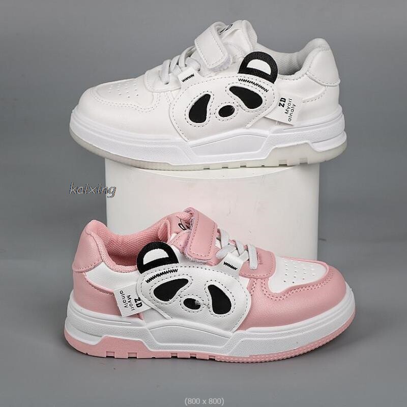 Berniukų sportiniai bateliai Animacinis filmas Big Panda Mokyklinės mergaitės Vaikiškas tinklelis, kvėpuojantis bėgimas, balti madingi šaunūs batai, 26-37 dydžio sportbačiai