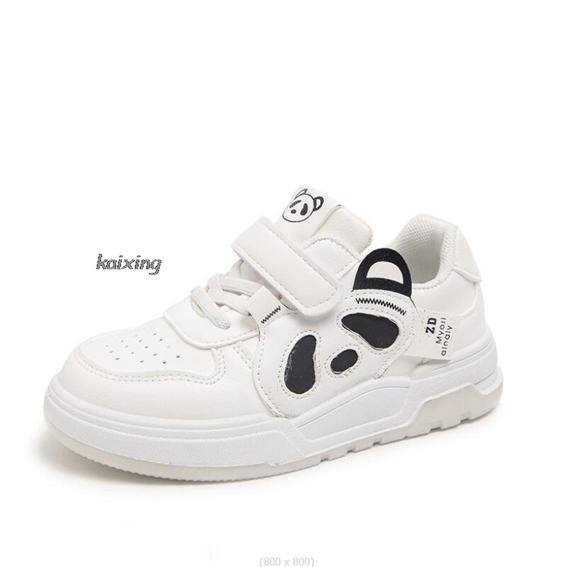 Berniukų sportiniai bateliai Animacinis filmas Big Panda Mokyklinės mergaitės Vaikiškas tinklelis, kvėpuojantis bėgimas, balti madingi šaunūs batai, 26-37 dydžio sportbačiai