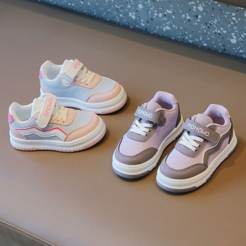 Mergaičių mados neslystantys sportbačiai Rožiniai Nauji Laisvalaikio Batai Studentams Bėgimo Batai Vaikams Vaikams Mergaitėms Kvėpuojantys lauko batai