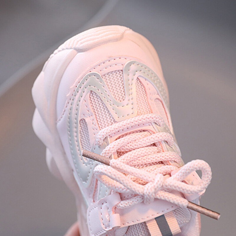 Vaikiški laisvalaikio batai Vaikiški madingi sportiniai batai vasarai nauja mada kvėpuojanti vaikiška berniukų tinklinė avalynė mergaičių sportbačiai bėgimo bateliai