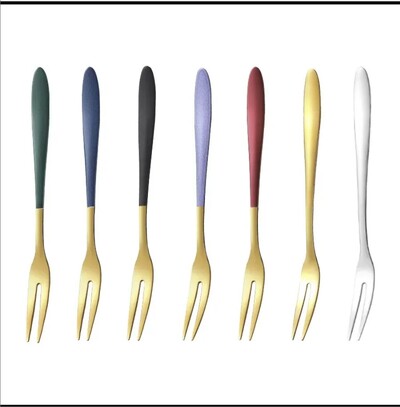 Paprasta 304 nerūdijančio plieno vaisių šakutė One Creative Stalo reikmenys Fruit Fork nerūdijančio plieno Pradžia Vakarų maistas Europos