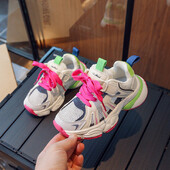 2024. Dječja ljetna sportska obuća za osnovnu školu za dječake i djevojčice Prozračne jednostruke mrežaste cipele za tate Sportske tenisice za trčanje