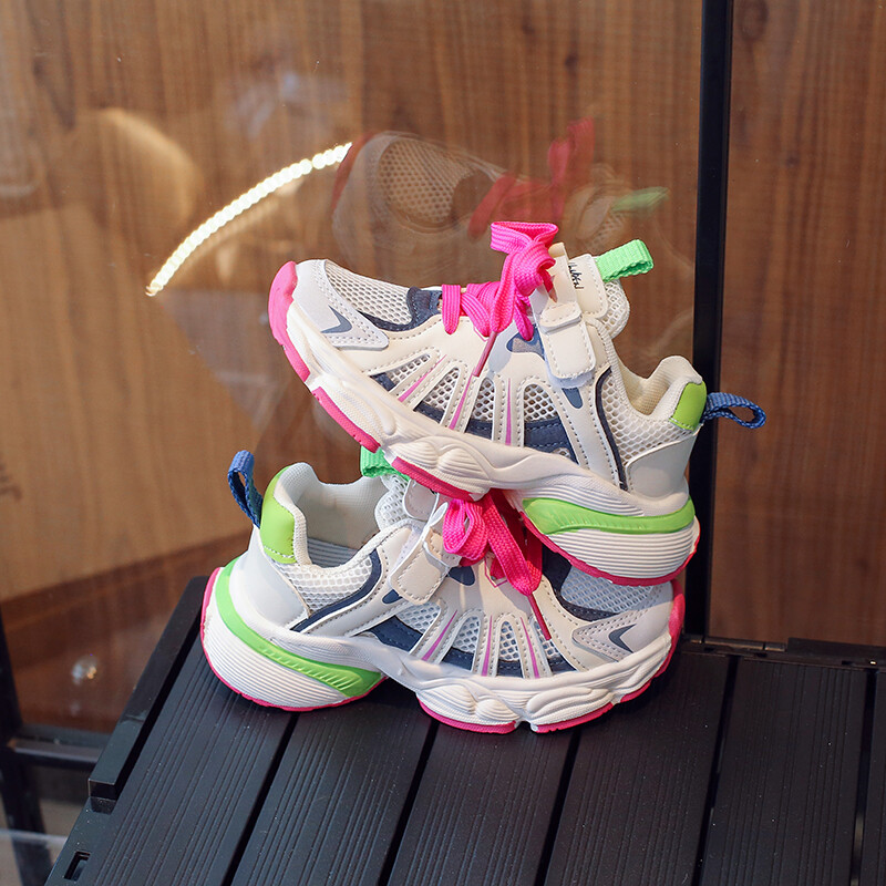 2024. Dječja ljetna sportska obuća za osnovnu školu za dječake i djevojčice Prozračne jednostruke mrežaste cipele za tate Sportske tenisice za trčanje