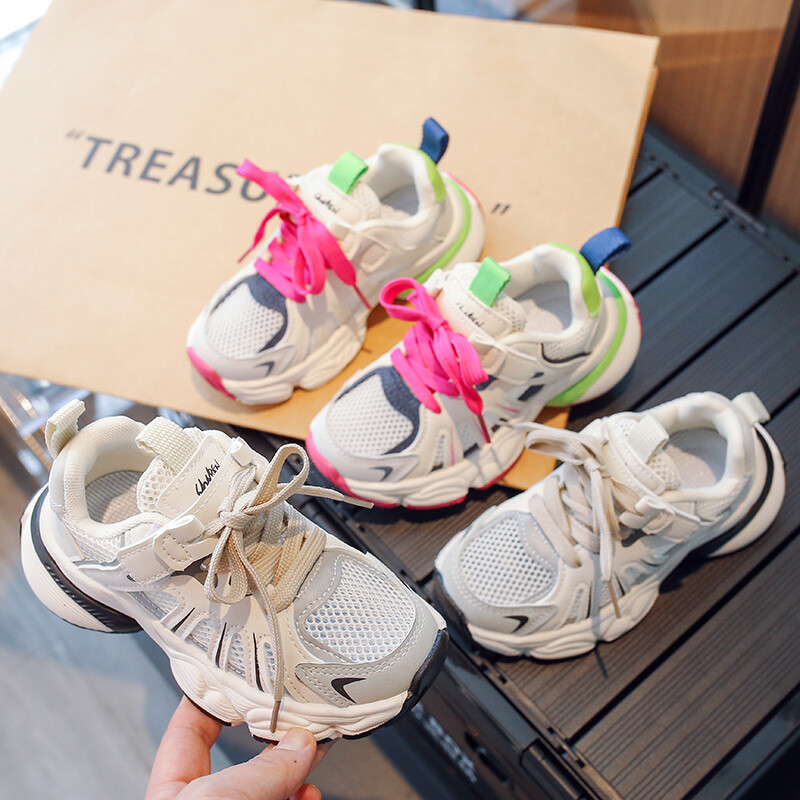 2024. Dječja ljetna sportska obuća za osnovnu školu za dječake i djevojčice Prozračne jednostruke mrežaste cipele za tate Sportske tenisice za trčanje