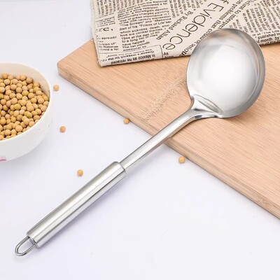 Σετ μαγειρικών σκευών κουζίνας από ανοξείδωτο ατσάλι, Τρυπητό, κουτάλι σούπας, διάτρητο φτυάρι, φτυάρι κατσαρόλας, κουτάλα ρυζιού, ειδικά εργαλεία κουζίνας