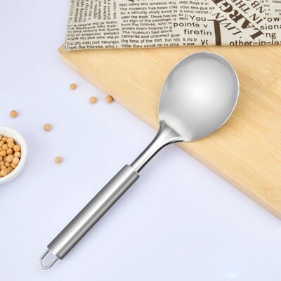 Σετ μαγειρικών σκευών κουζίνας από ανοξείδωτο ατσάλι, Τρυπητό, κουτάλι σούπας, διάτρητο φτυάρι, φτυάρι κατσαρόλας, κουτάλα ρυζιού, ειδικά εργαλεία κουζίνας