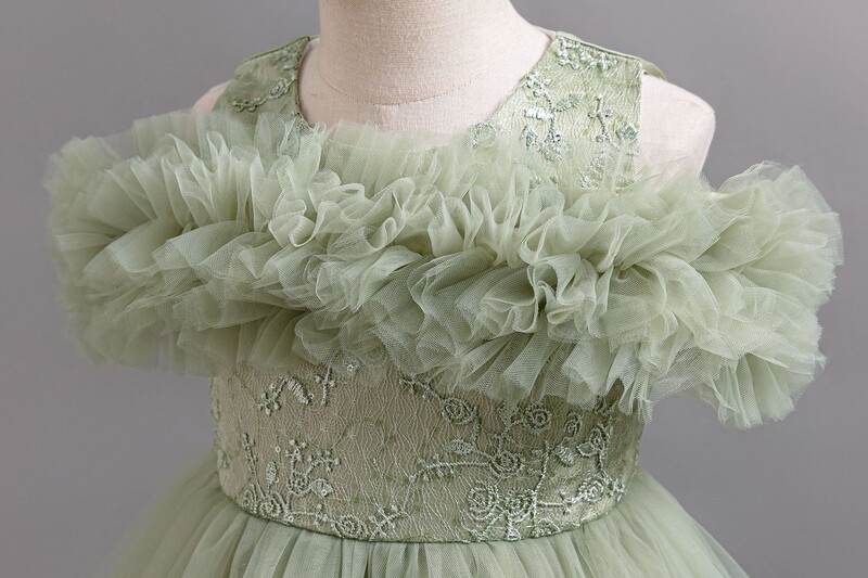 HETISO Πολυτελή φορέματα για κομψά πάρτι κορίτσια Tutu Παιδική νυφική φόρεμα χορού Χριστουγεννιάτικη ρόμπα βρεφική γέμιση 4 6 8 10 12 ετών