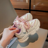 Vaikiški nauji populiarūs laisvalaikio bėgimo sportiniai bateliai vaikams, universalūs minkštu padu, atsparūs dėvėjimui, patogūs madingi, saldūs sportbačiai