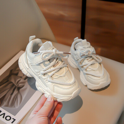 Vaikiški nauji populiarūs laisvalaikio bėgimo sportiniai bateliai vaikams, universalūs minkštu padu, atsparūs dėvėjimui, patogūs madingi, saldūs sportbačiai