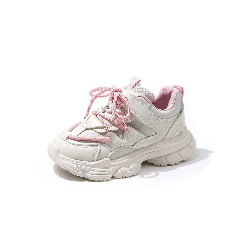 Vaikiški nauji populiarūs laisvalaikio bėgimo sportiniai bateliai vaikams, universalūs minkštu padu, atsparūs dėvėjimui, patogūs madingi, saldūs sportbačiai