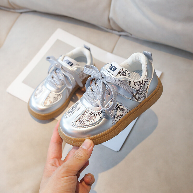 Pantofi sport respirabili la modă pentru copii Pantofi pentru primii pasi pentru bebeluși Pantofi pentru copii mici Fete Băieți Pantofi anti-alunecare casual cu fundul moale